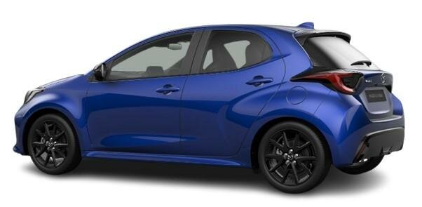New Mazda 2 Hybrid 2024 in Glass Blue Paint