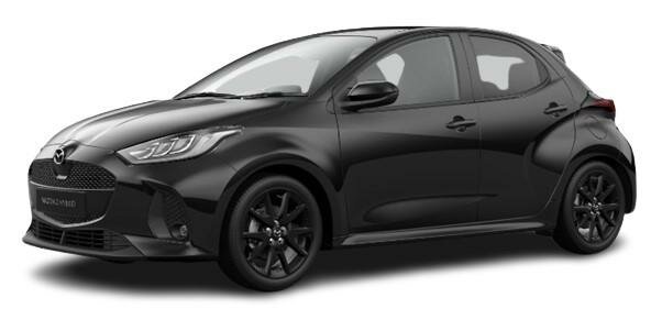New Mazda 2 Hybrid 2024 in Opera Black