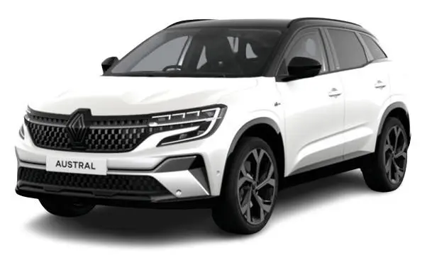 New Renault Austral 2024 in Artic White with Black Diamond Roof