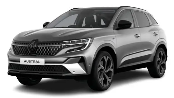 New Renault Austral 2024 Front View in Shadow Grey Paint