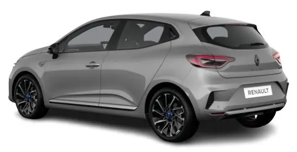 New Renault Clio 2024 in Ceramic Grey - Rear Side View