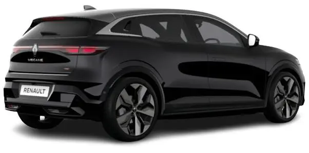 new_renault_megane_e_tech_tehno_2024_model_in_diamond_black_with_shadow_grey_roof_rear_side_view
