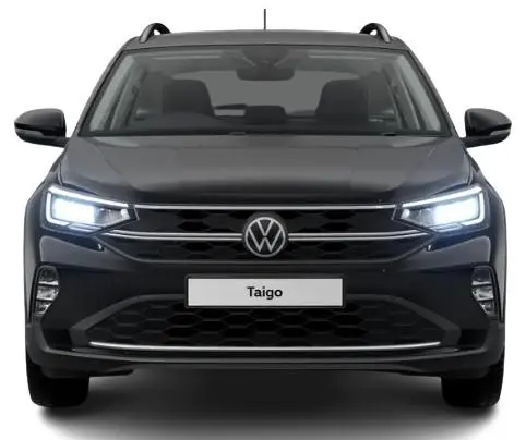 New Volkswagen Taigo Match 2024 Model - Deep Black Pearl - Front View
