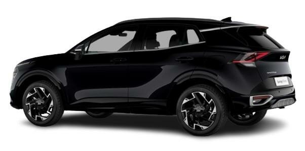 New Kia Sportage in Phantom Black Paint - Rear View