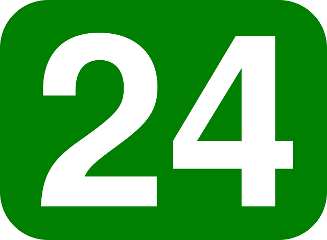 New 24 Registration Plate