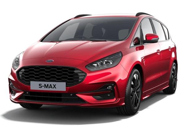 Image of a New Ford S-Max in Lucid Red 2024