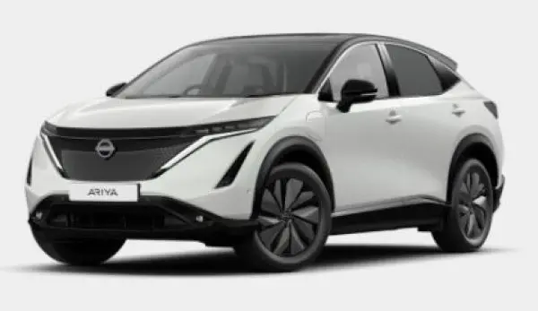 Nissan Ariya 2024 White with Black Pearl Paint