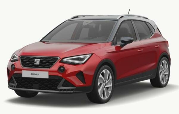 Image of a SEAT Arona 2024 in Desire Red Magnetic Roof
