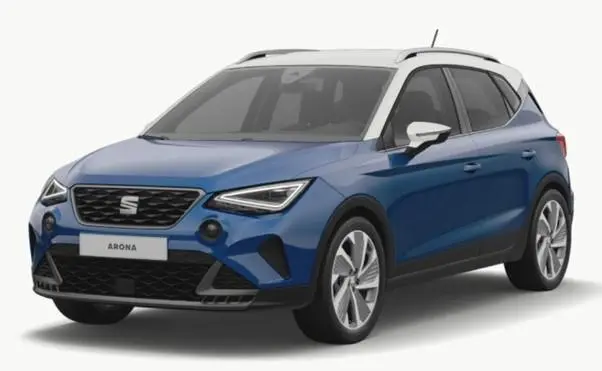 Image of a SEAT Arona 2024 in Sapphire Blue White