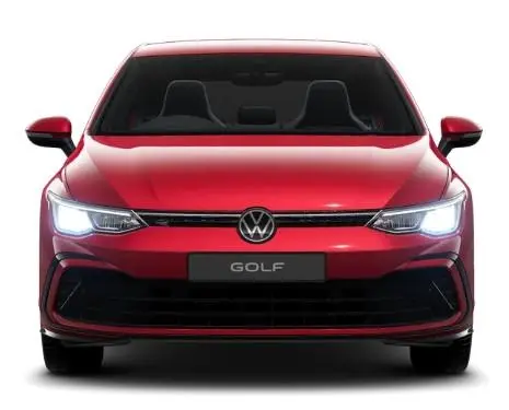 New Volkswagen Golf 8 2024 Model In Kings Red - Front