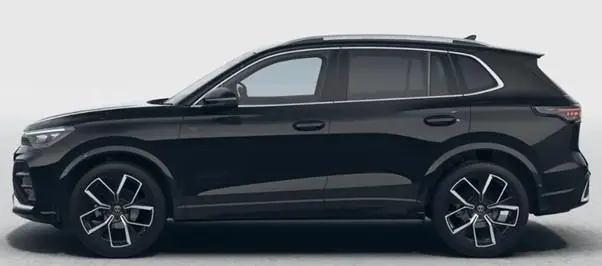 Image of a Volkswagen Tiguan 2024 in Deep Black Pearl