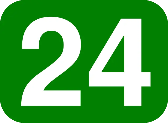 Image of the New 24 Plate Logo