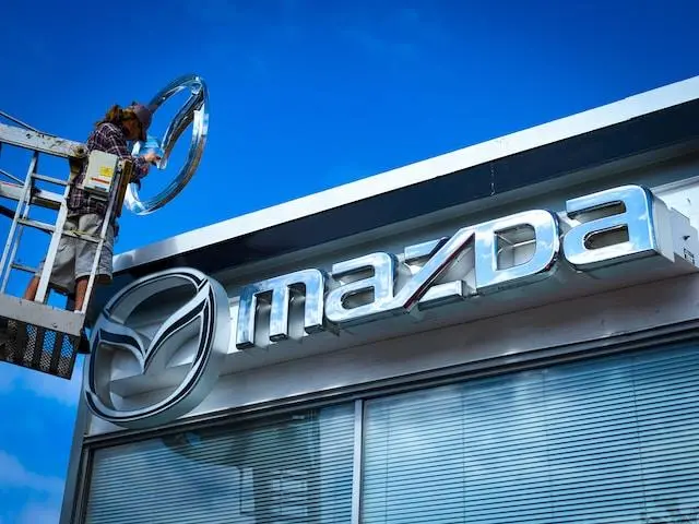Image of a Mazda New Car Dealership