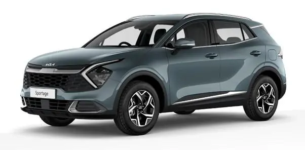 Image of a Kia Sportage 2024 Model in Steel Grey