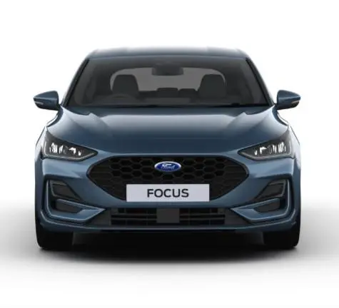 Image of a New Ford Focus 2024 Model in Chrome Blue Paint