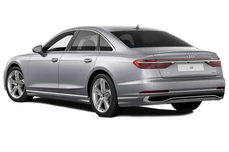 Image of an Audi A8 2024 Model Rear View
