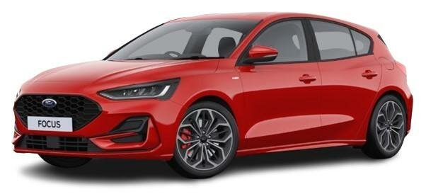 New Ford Focus ST-Line X in Fantastic Red