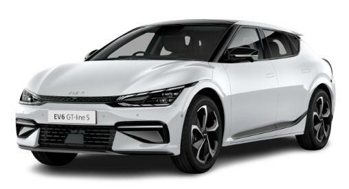 New KIA EV6 GT-Line S in Pearl White Paint