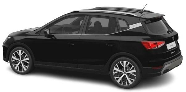 New SEAT Arona in Midnight Black - Rear View