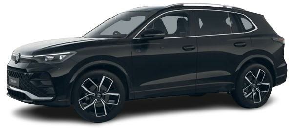 New Volkswagen Tiguan 2024 Model in Deep Black Pearl Metallic Paint