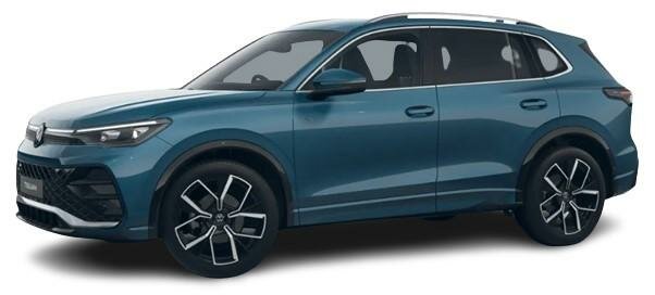 New Volkswagen Tiguan 2024 Model in Nightshade Blue Paint