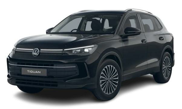 New Volkswagen Tiguan Match Model 2024 in Deep Black Pearl Metallic Paint