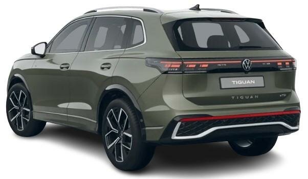 New Volkswagen Tiguan R-Line 2024 Model in Cipressino Green Metallic Paint