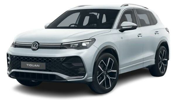 New Volkswagen Tiguan R-Line 2024 Model in Oyster Silver Metallic Paint