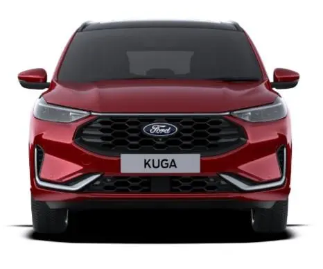 New Ford Kuga 2024 Model in Lucid Red Paint - Front