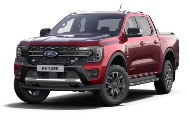 New Ford Ranger 2024 in Lucid Red
