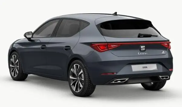 New Seat Leon 2024 Model in Magnetic Grey - Rear View