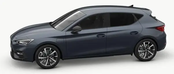 New SEAT Leon 2024 Model in Magnetic Grey - Side View