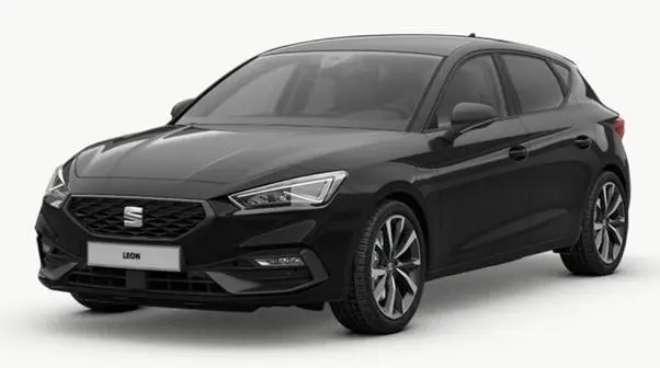 New SEAT Leon 2024 Model in Midnight Black
