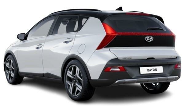 New Hyundai Bayon 2024 in White - Rear View