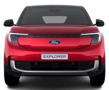 New Ford Explorer Select 2024 in Rapid Red Paint