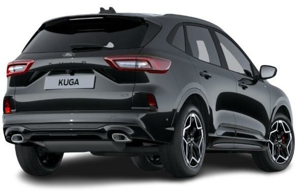 New Ford Kuga ST-Line X PHEV 2024 in Agate Black - Rear View