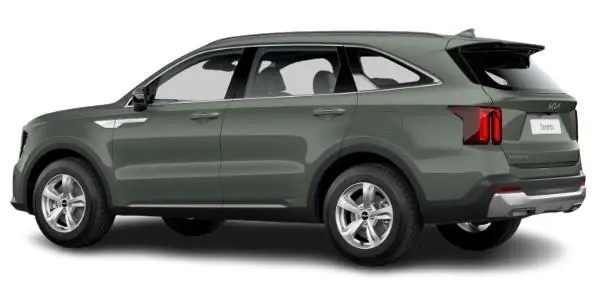New Kia Sorento 4 2024 Model in Cityscape Green
