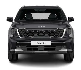 New Kia Sorento in Midnight Black - Front View