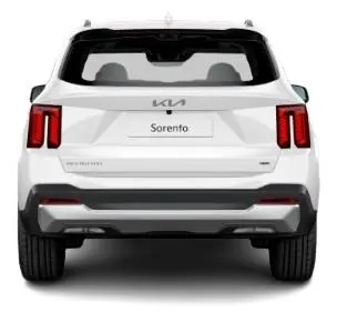 New Kia Sorento 2024 in White Pearl - Rear View