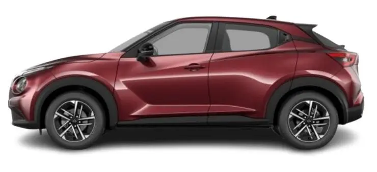 New Nissan Juke 2024 in Burgundy Paint