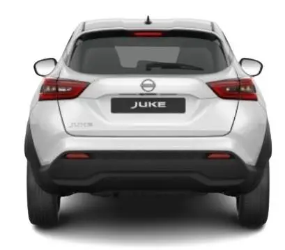 New Nissan Juke 2024 in White - Rear View