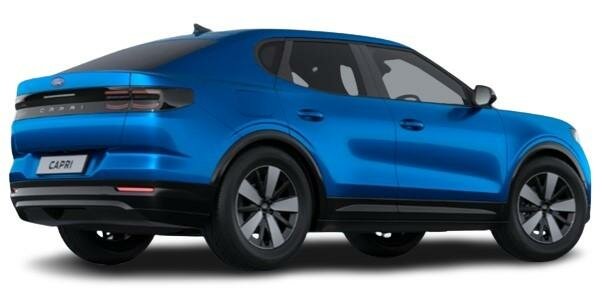 New Ford Capri 2024 in Blue My Mind (www.uk-car-discount.co.uk)