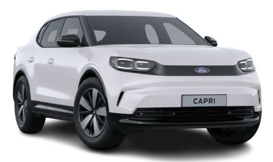 New Ford Capri 2024 Model in Frozen White