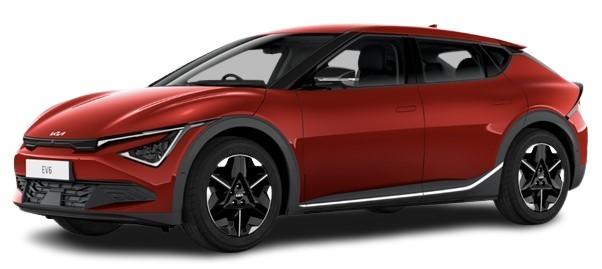New Kia EV6 2024 Model in Red Paint