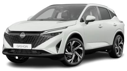 New Nissan Qashqai Tekna Plus in Pearl White - 74 Registration Plate (uk-car-discount.co.uk)