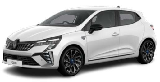 New Renault Clio 2024 - Glacier White (www.uk-car-discount.co.uk)