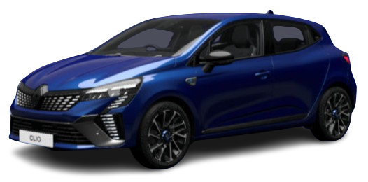 New Renault Clio 2024 in Iron Blue (www.uk-car-discount.co.uk)
