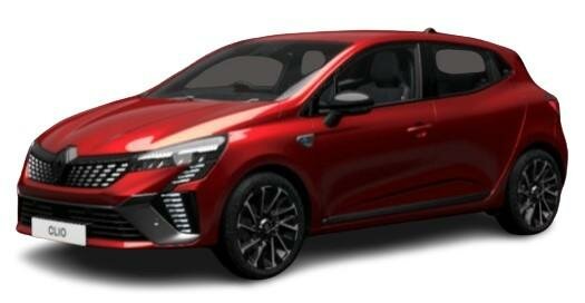 New Renault Clio 2024 in Flame Red Paint