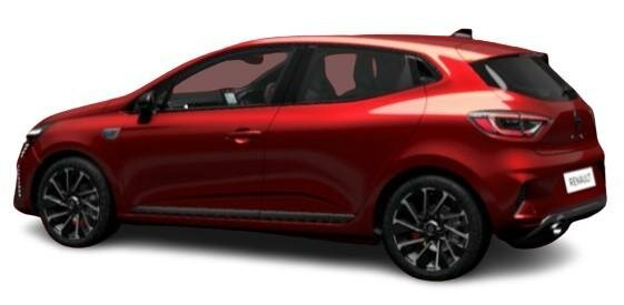 New Renault Clio in Flame Red Paint 1