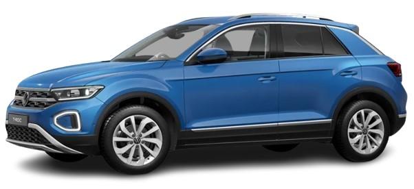 New Volkswagen T-Roc Style 2024 - Ravenna Blue (uk-car-discount.co.uk)